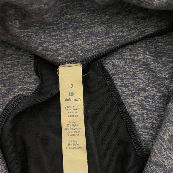 Lululemon Athletica Heathered Blue purple Jacket - Picture 5 of 6